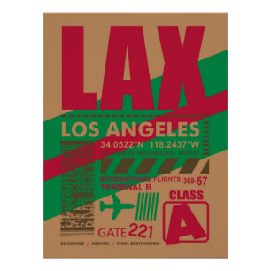 Poster Aéroport de Los Angeles