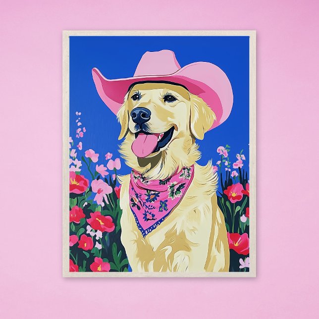 Poster Aesthétique branchée mignonne Chien Preppy (Créateur téléchargé)