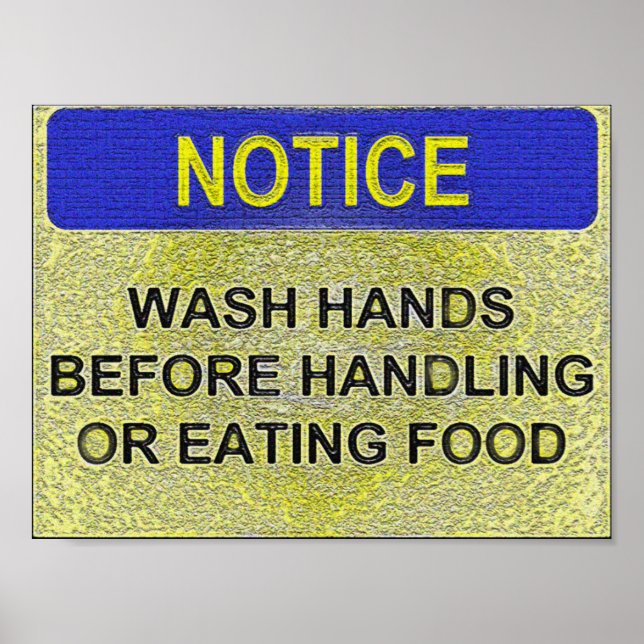 POSTER AFFICHAGE/SIGNE D'AVIS (Devant)