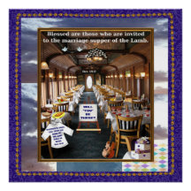 AFFICHE... Cène de mariage de l'agneau