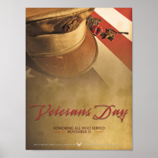POSTER, affiche de VETERAN'S DAY de 8.99