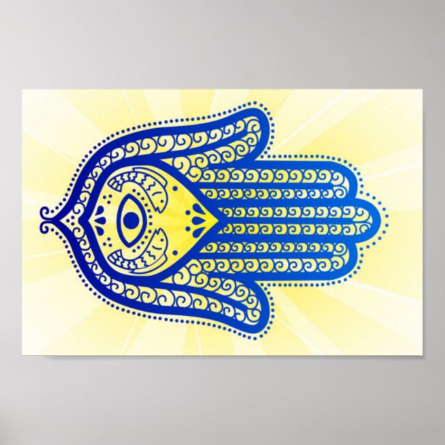 Poster affiche, main de Fatima (Devant)