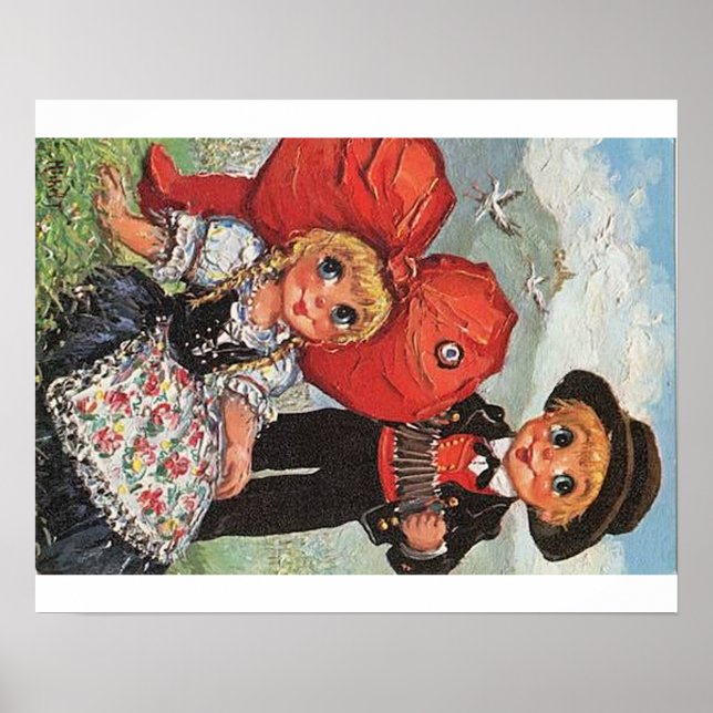 Poster Affiche. Petits Alsaciens (Devant)