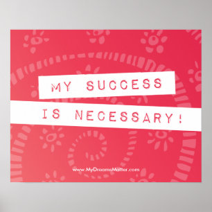 Poster Affirmation Positive Argent Richesse Abondance Dig