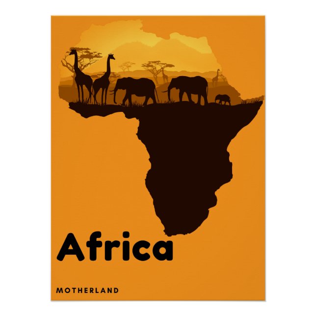 Poster Afrique (Devant)