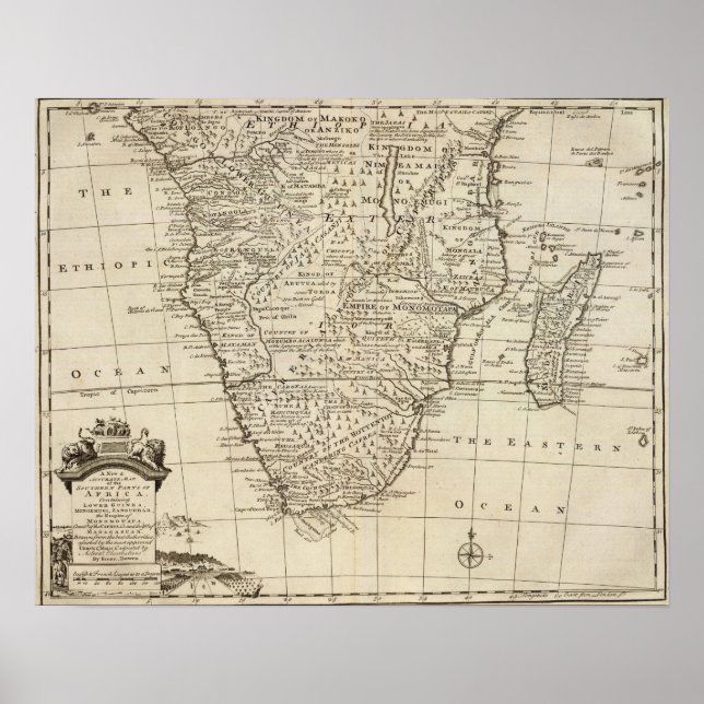 Poster Afrique australe 4 (Devant)