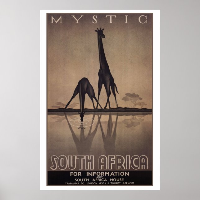Poster Afrique du Sud (Devant)