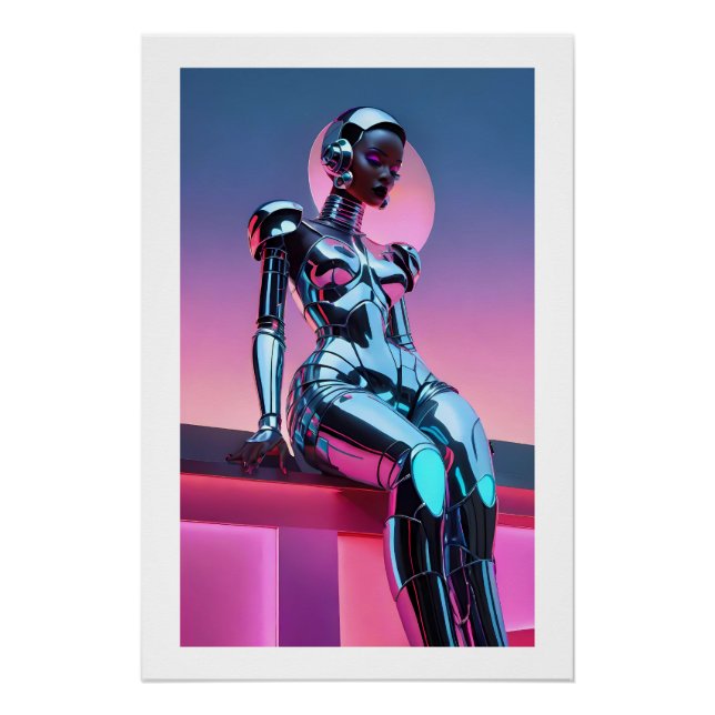 Poster Afrofuturisme Neuf (Devant)