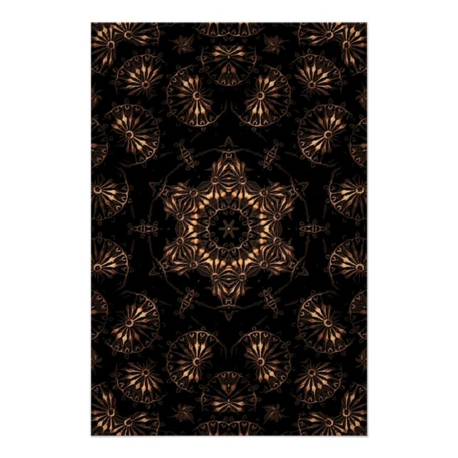 Poster Âge de bronze Mandala (Devant)