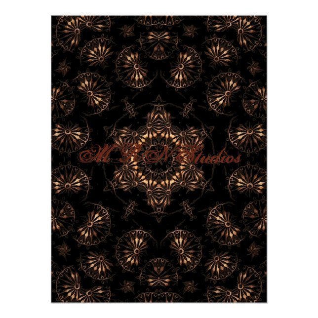 Poster Âge de bronze Mandala (Devant)