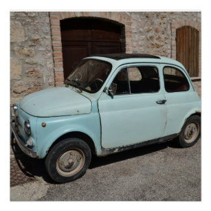 Poster Age Fiat 500