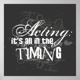 Poster Agir - Tout Dans Le Moment