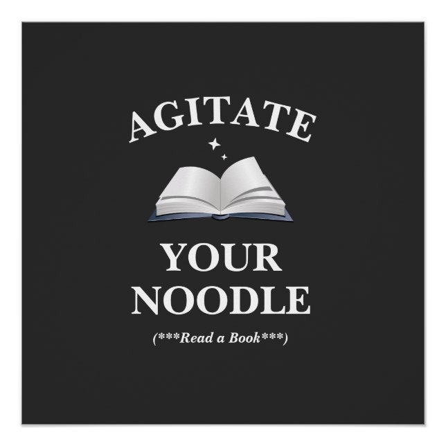 Poster Agiter votre nouille Lire (Devant)