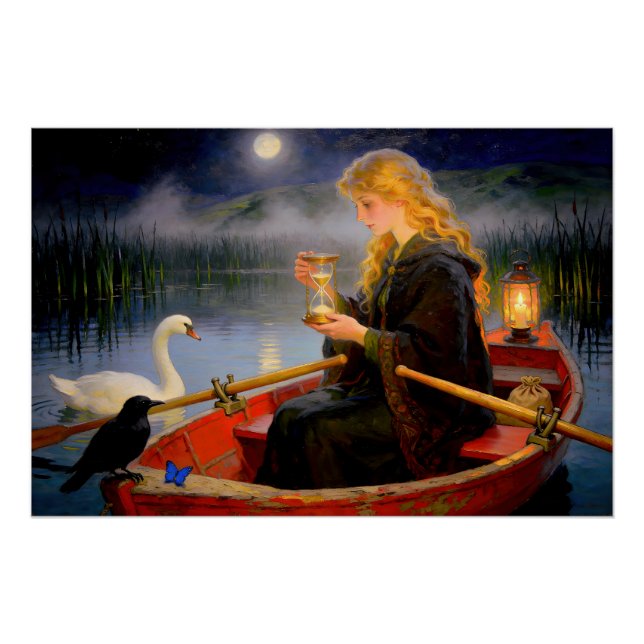 Poster Agnes et la mesure de sable – Portrait d'une femme (Devant)