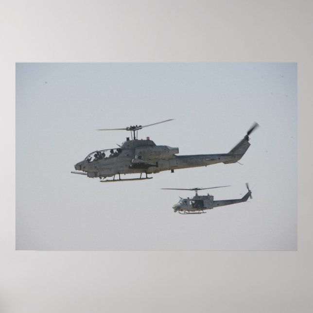 Poster AH-1 Cobra (Devant)