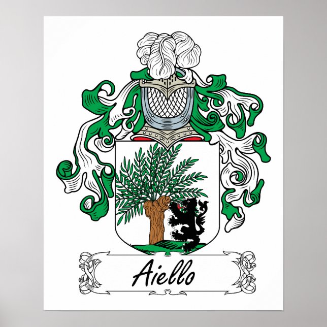 Poster Aiello Family Crest (Devant)