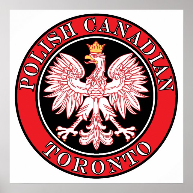 Poster Aigle Canadien Polonais de Toronto (Devant)