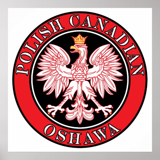 Poster Aigle canadienne polonaise d'Oshawa (Devant)