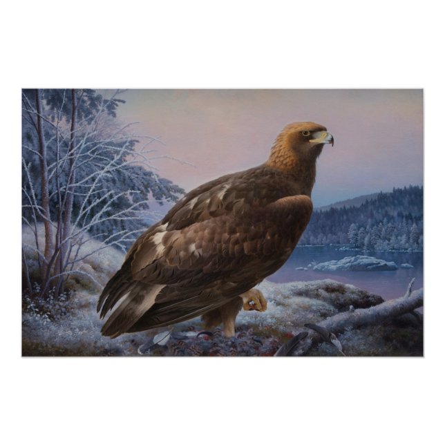 Poster Aigle d'or Ferdinand von Wright 1884 CC0313 (Devant)