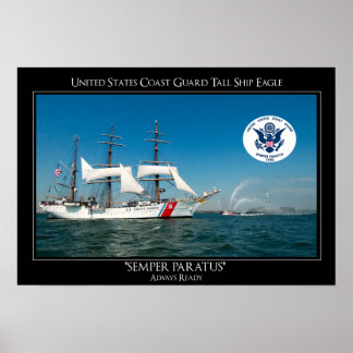 Poster Aigle grand navire USCG