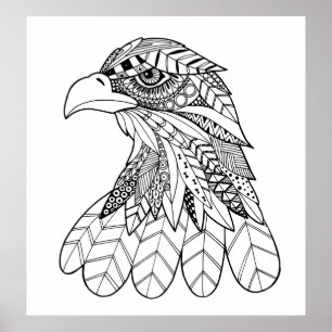 Poster Aigle inspiré 3