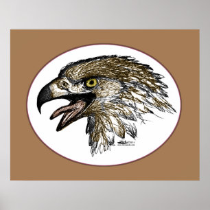Poster Aigle qui crie