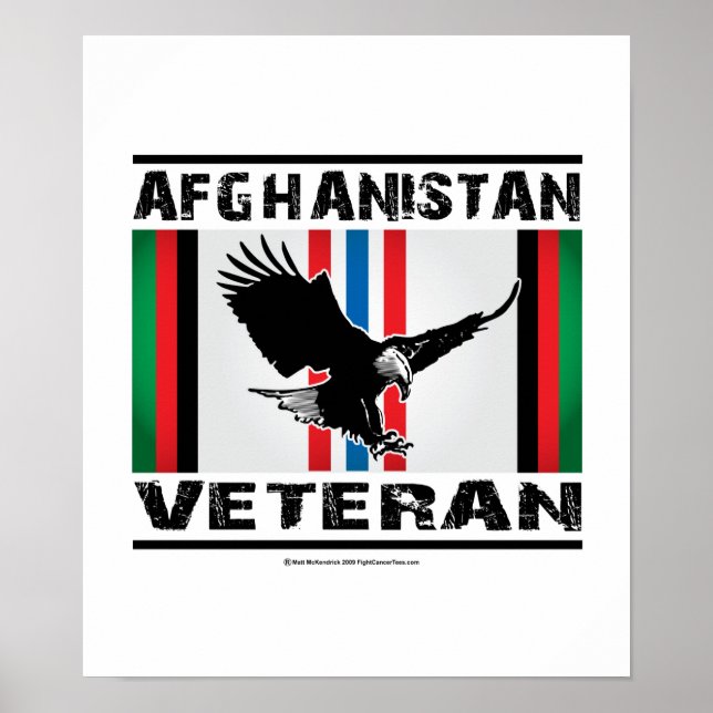 Poster Aigle vétéran de l'Afghanistan 2 (Devant)