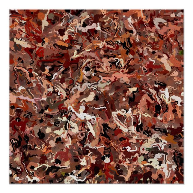 Poster Aiguilles Abstraites (Devant)