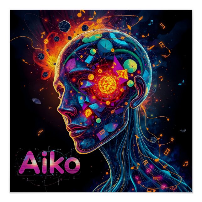 Poster AiKo Grunge Graphic #4 (Devant)