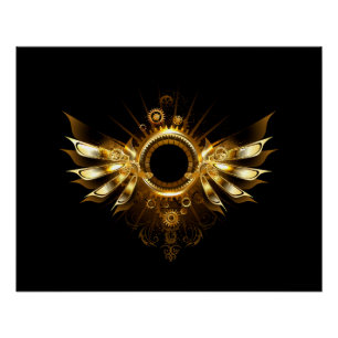 Poster Ailes de Steampunk