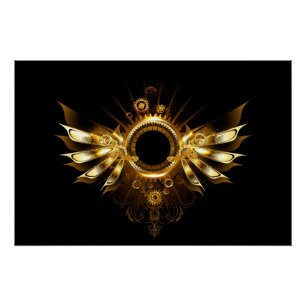Poster Ailes de Steampunk