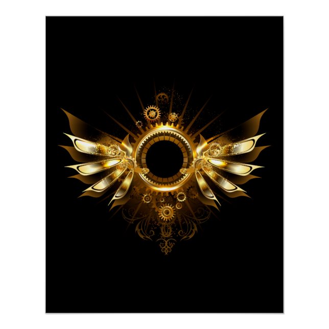 Poster Ailes de Steampunk (Devant)