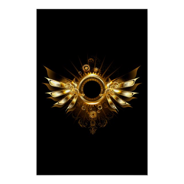 Poster Ailes steampunk (Devant)