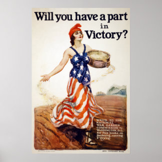 Poster Aimerez-vous un rôle dans la victoire ?