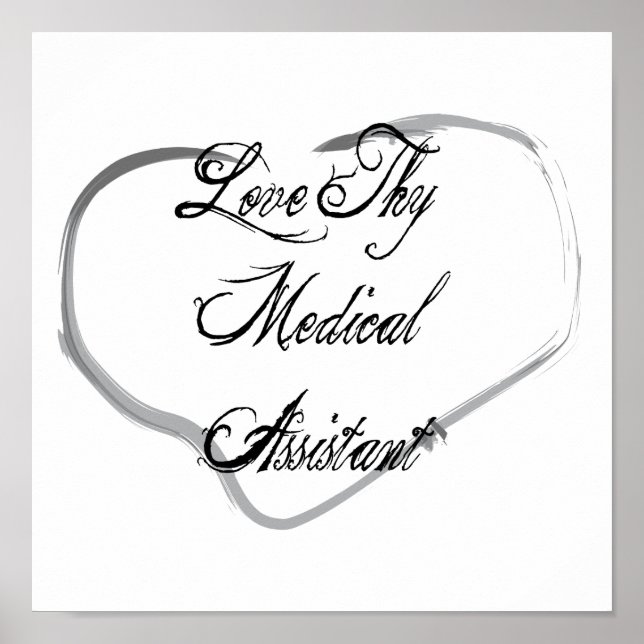 Poster Aimez votre assistant Médicale (Devant)