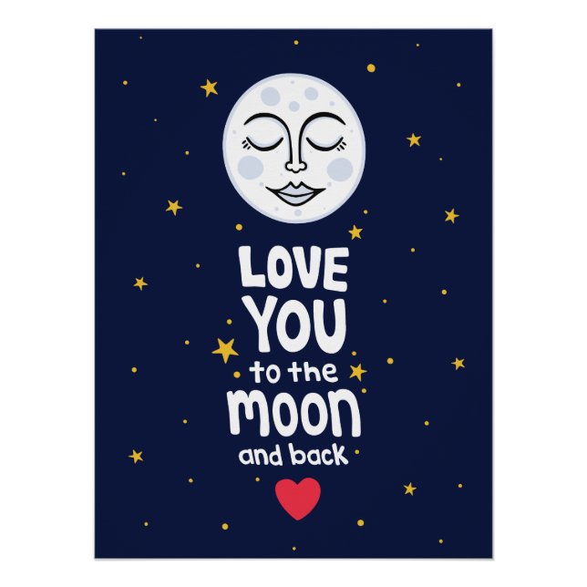 Poster Aimez-vous à la Lune et retour (Devant)