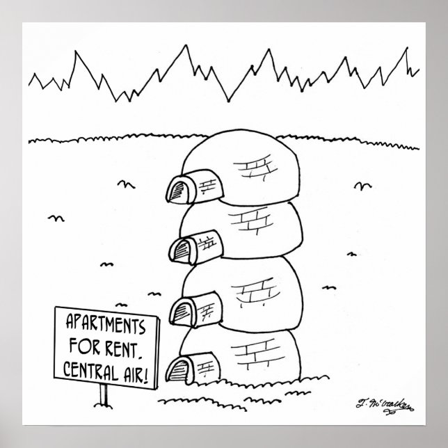 Poster Air central en Igloos (Devant)