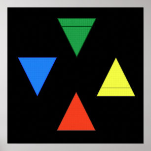 Poster Air Fire Water Earth