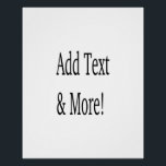 Poster Ajouter du texte et plus ! Customisez votre propre<br><div class="desc">Customisez avec vos propres designs personnalisés, citations, textes et bien plus encore. Choisissez également parmi les modèles préfabriqués, de nombreuses catégories différentes aussi.</div>