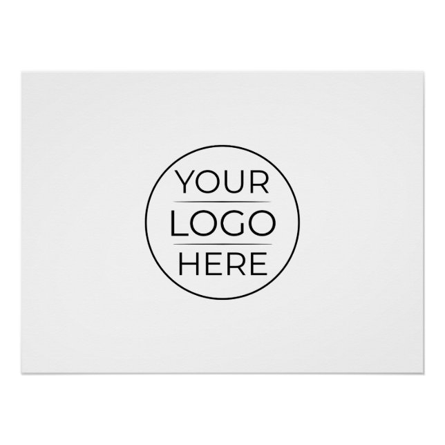 Poster Ajouter simplement votre logo Entreprise (Devant)