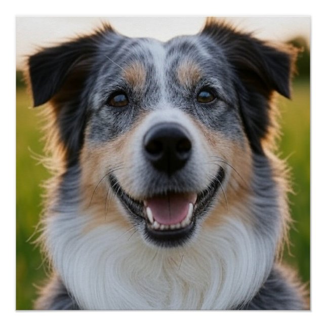 Poster Ajouter une Personnaliser photo pour animaux domes (Devant)