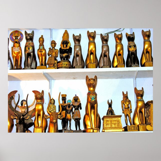 Poster Alabaster Egyptian Figurines(1) (Devant)