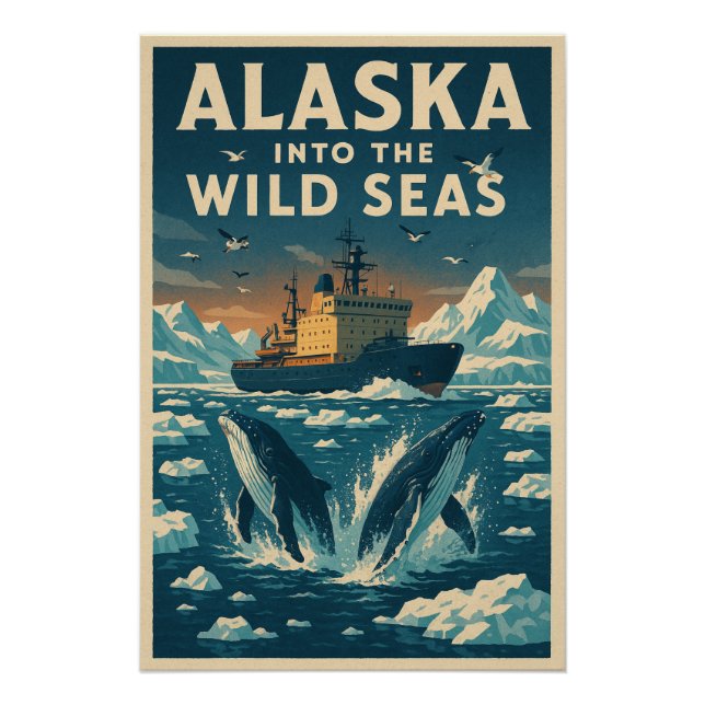 Poster Alaska - Dans les mers sauvages (Devant)