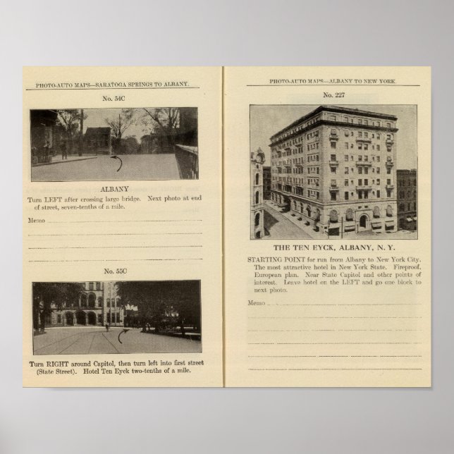 Poster Albany, New York (Devant)