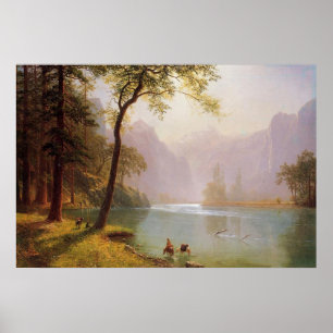 Poster Albert Bierstadt, Kerns River Valley California.