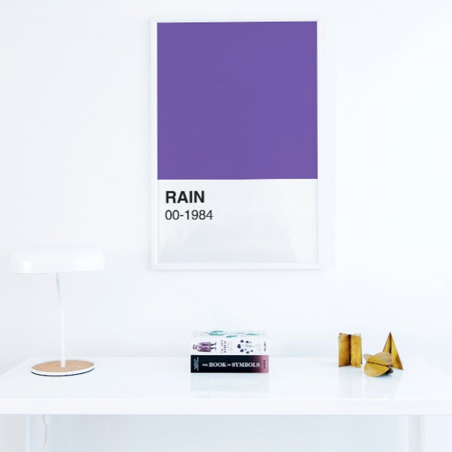 Poster Album de chansons violettes - Pleine largeur (Créateur téléchargé)