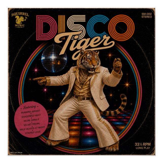 Poster Album Disco Tigre (Devant)