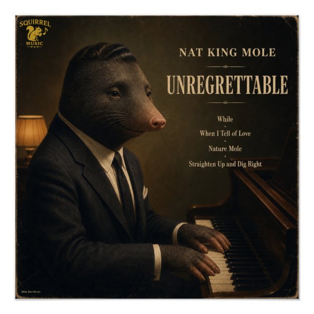 Poster Album Nat King Mole : une parodie (Devant)