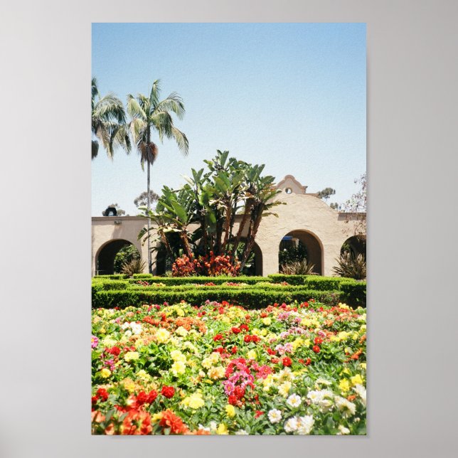 Poster Alcazar Garden California (Devant)