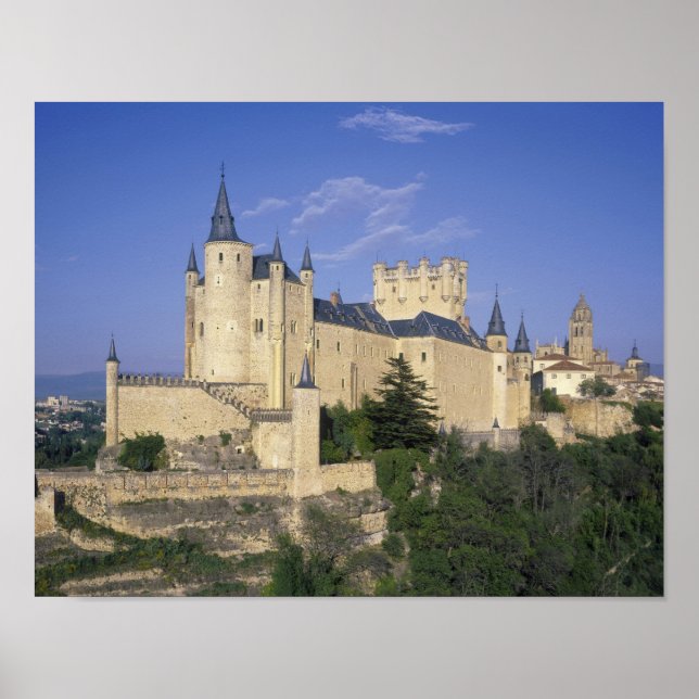 Poster Alcazar, Ségovie, Castille Léon, Espagne (Devant)